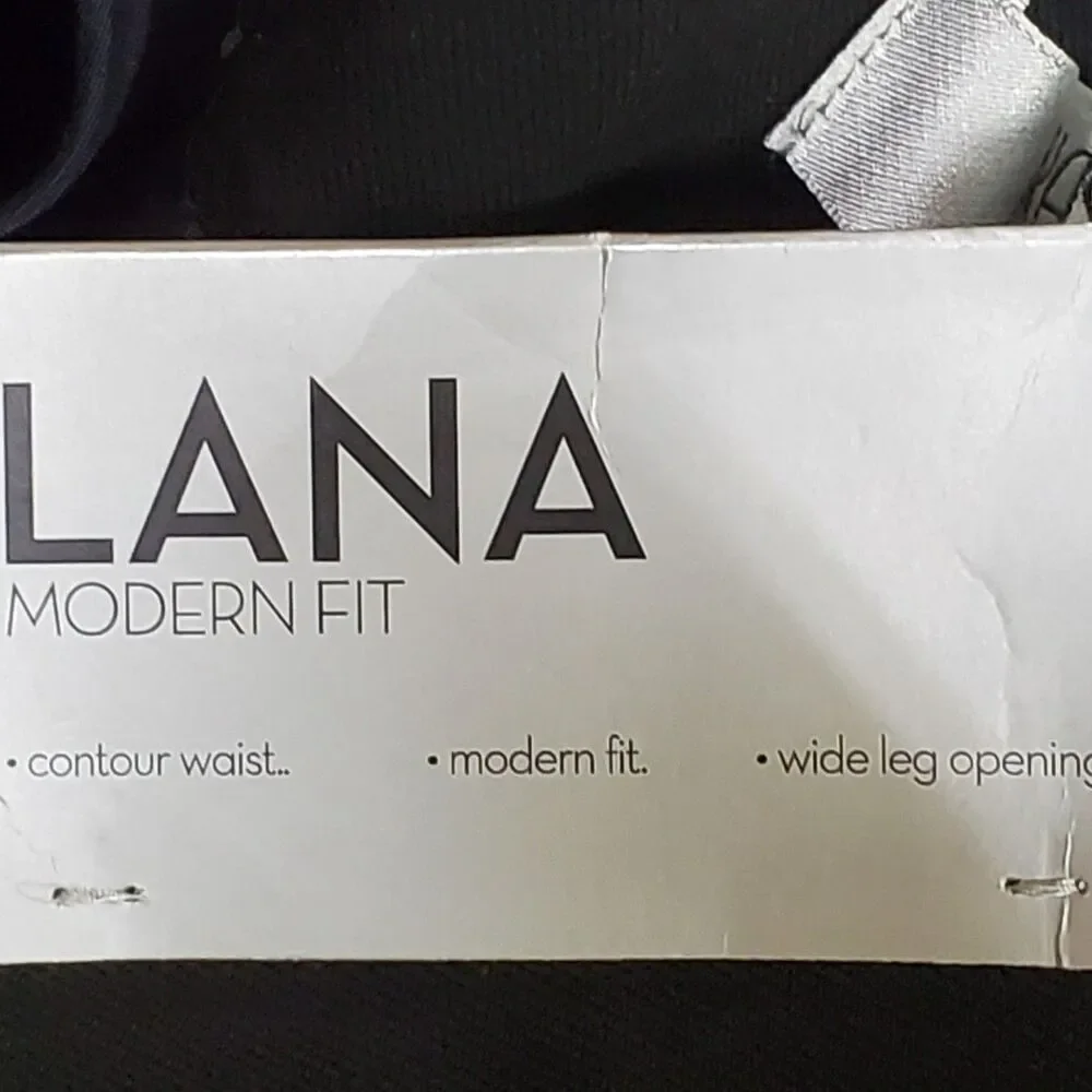 Kasper Lana Pants womens size 16 Modern Fit Contour Waist Black NWT